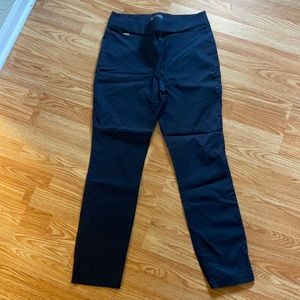 The Limited navy stretch pants.